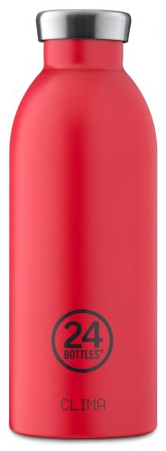 CLIMA hot red 500ml-es rozsdamentes acél hőtartó kulacs