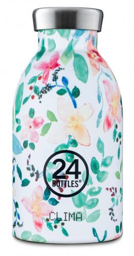 24BOTTLES CLIMA 8051513921513 LITTLE BUDS színes virág mintás mini termosz