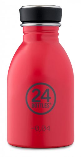 URBAN hot red 250ml-es rozsdamentes acél mini kulacs