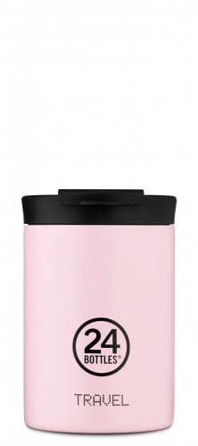 24BOTTLES TRAVEL TUMBLER 8051513925429 CANDY PINK pasztell rózsaszín kávé termosz