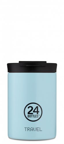 24BOTTLES TRAVEL TUMBLER 8051513925436 CLOUD BLUE pasztell kék kávé termosz