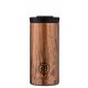 24BOTTLES TRAVEL TUMBLER 8051513925597 SEQUOIA WOOD barna fa mintás kávé termosz