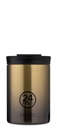 24BOTTLES TRAVEL TUMBLER 8051513925610 SKYGLOW arany-fekete arany-fekete mintás kávé termosz