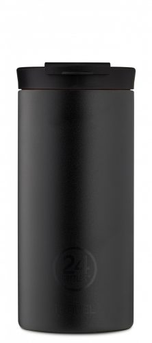 24BOTTLES TRAVEL TUMBLER 8051513926730 STONE TUXEDO BLACK fekete kávé termosz