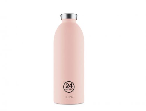 CLIMA stone dusty pink 850ml-es rozsdamentes acél design termosz