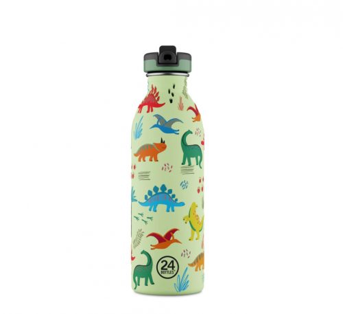 Urban Kids jurassic friends lp 500ml-es rozsdamentes acél gyerek kulacs