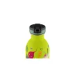 24BOTTLES Kids Urban 250ml rozsdamentes acél kulacs szívószálas kupakkal, Veggie Friends