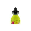 24BOTTLES Kids Urban 250ml rozsdamentes acél kulacs szívószálas kupakkal, Veggie Friends