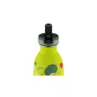 24BOTTLES Kids Urban 500ml rozsdamentes acél kulacs szívószálas kupakkal, Veggie Friends