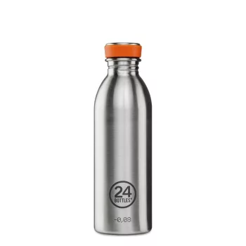   24BOTTLES Urban 500ml rozsdamentes acél kulacs, Brushed Steel