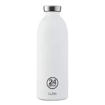 24BOTTLES Clima 850ml rozsdamentes acél termosz, Ice White