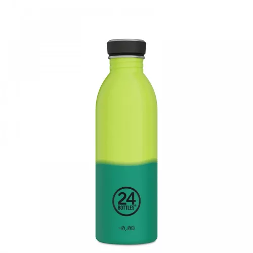 24BOTTLES Urban 500ml rozsdamentes acél kulacs, REactive yellow/green
