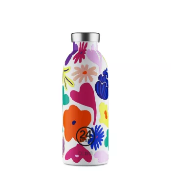   24BOTTLES Clima 500ml rozsdamentes acél termosz, ACQUA FIORITA