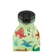 24BOTTLES Kids Urban 500ml rozsdamentes acél kulacs szívószálas kupakkal, Jurassic Friends