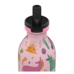 24BOTTLES Kids Urban 500ml rozsdamentes acél kulacs szívószálas kupakkal, Magic Friends