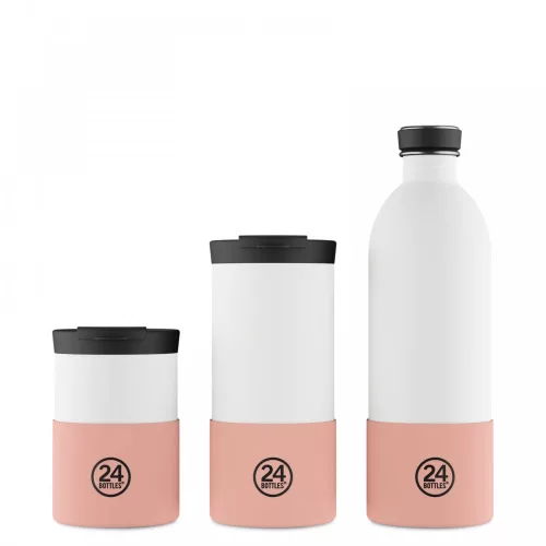 24BOTTLES palack védő, Light Pink - közepes