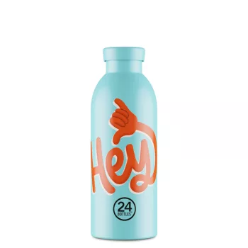 24BOTTLES Clima 500ml rozsdamentes acél termosz, Hey! Blue