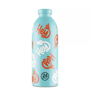 24BOTTLES Clima 850ml rozsdamentes acél termosz, Hey! Blue