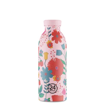   24BOTTLES Clima 500ml rozsdamentes acél termosz, Bloom Bloom Pink