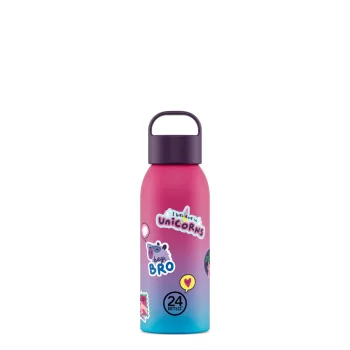   24BOTTLES Young Clima 500ml rozsdamentes acél termosz szívószálas kupakkal, Drip Squad