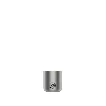   220ml rozsdamentes acél pohár, Brushed Steel CASA 24BOTTLES