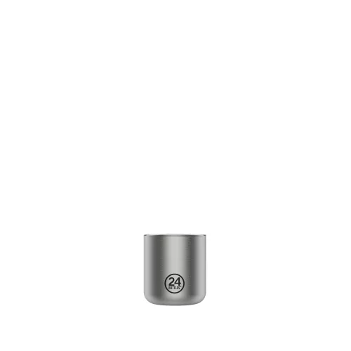 220ml rozsdamentes acél pohár, Brushed Steel CASA 24BOTTLES