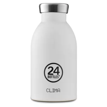 24BOTTLES Clima 330ml rozsdamentes acél termosz, Ice White