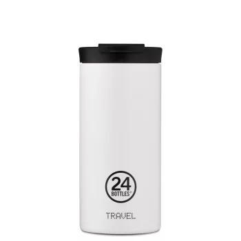   24BOTTLES Travel Tumbler 600ml rozsdamentes acél bögre, Ice White