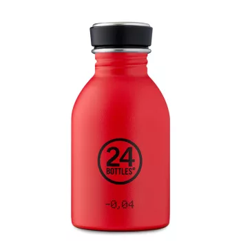 24BOTTLES Urban 250ml rozsdamentes acél kulacs, Hot Red