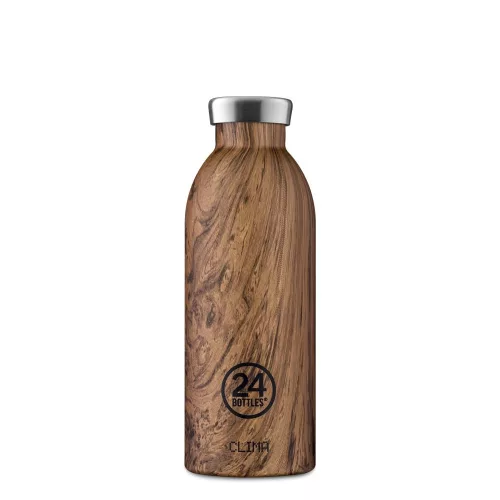 24BOTTLES Clima 500ml rozsdamentes acél termosz, SEQUOIA WOOD