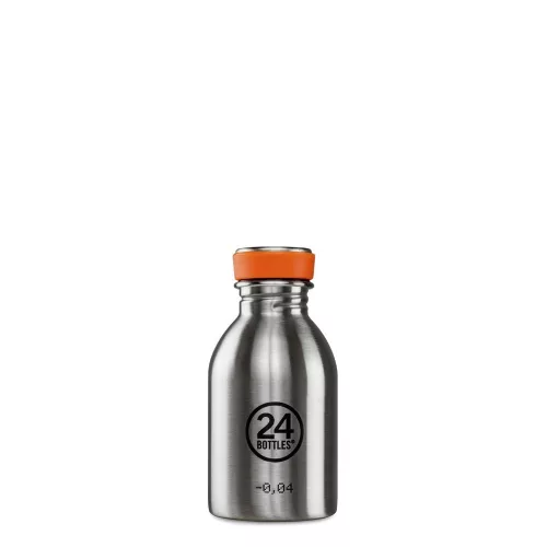 24BOTTLES Urban 250ml rozsdamentes acél kulacs, Brushed Steel