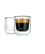 BLOMUS NERO 63652 átlátszó 2 db-os duplafalú espresso csésze szett