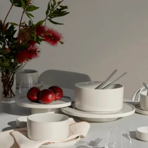 BLOMUS PILAR 63697 fehér kis tál