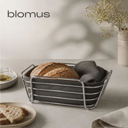 BLOMUS DELARA 63763 antracit kenyeres kosár