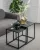 BLOMUS FERA 65750 fekete 2 db-os lerakóasztal szett