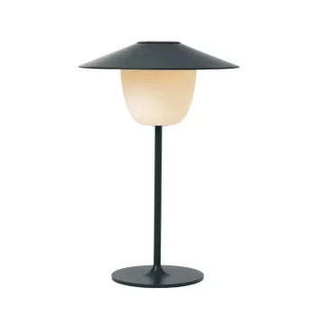 BLOMUS ANI LAMP 65930 antracit USB-s akkumulátoros hordozható asztali lámpa