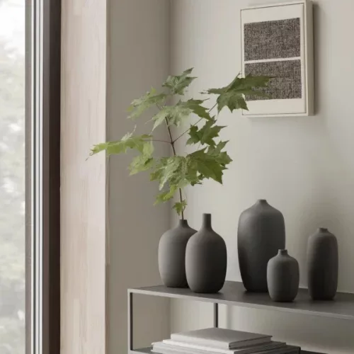 BLOMUS FERA 65990 barnásszürke konzolasztal
