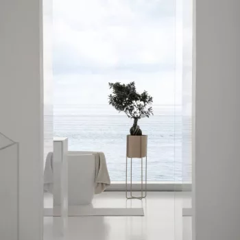 BLOMUS KENA 66016 bézs virágtartó állvány