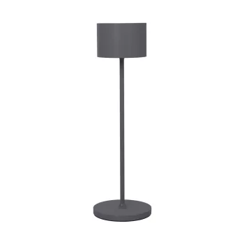 BLOMUS FAROL 66126 szürke USB-s akkumulátoros mobil asztali lámpa