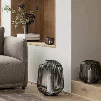 BLOMUS LITO 66146 barnásszürke gyertyatartó lámpás