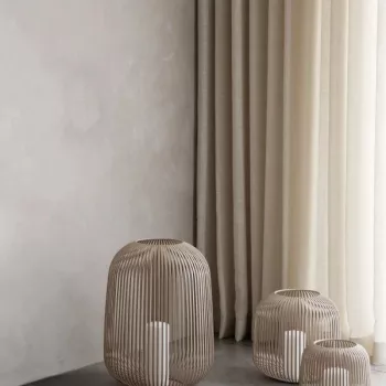 BLOMUS LITO 66151 bézs gyertyatartó lámpás