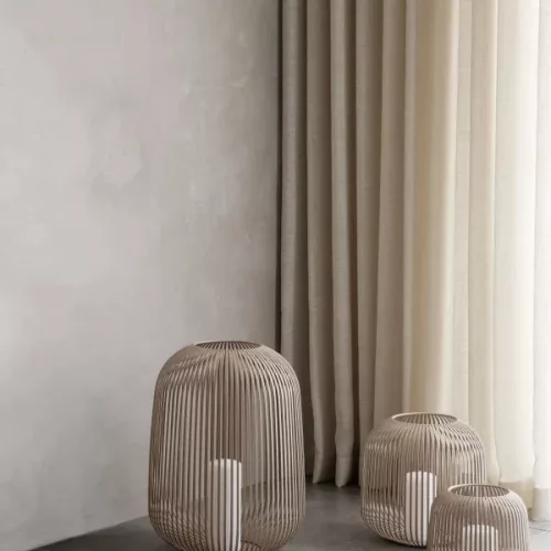 BLOMUS LITO 66151 bézs gyertyatartó lámpás