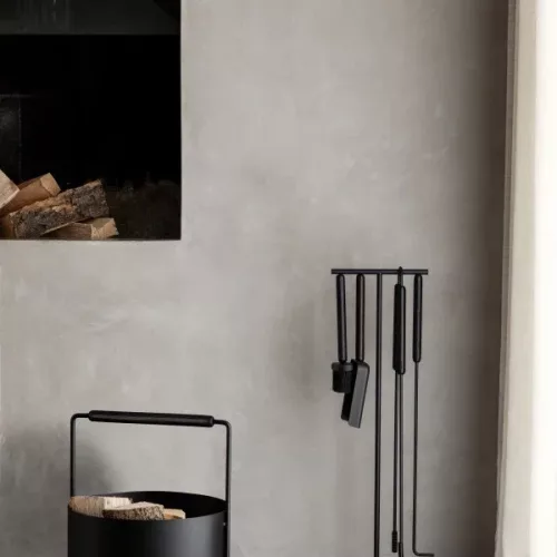 BLOMUS ASHI 66154 fekete 5 részes kandalló szerszám szett