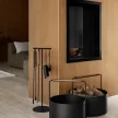 BLOMUS ASHI 66157 barna-fekete 3 részes kandalló szerszám szett