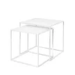 BLOMUS FERA 66198 fehér 2 db-os lerakó asztal szett