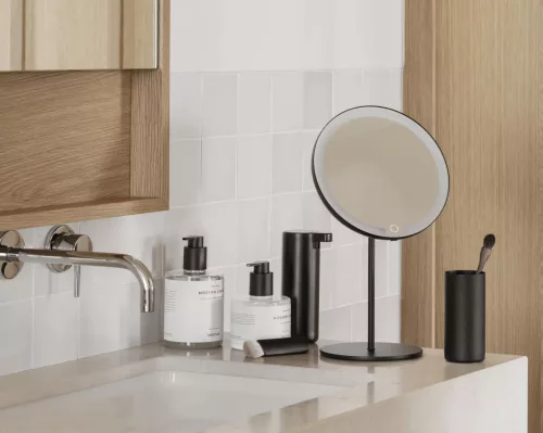 BLOMUS MODO 66350 fekete kozmetikai tükör LED világítással