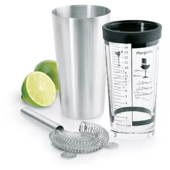 BLOMUS LOUNGE 66730 ezüst koktél séker szett