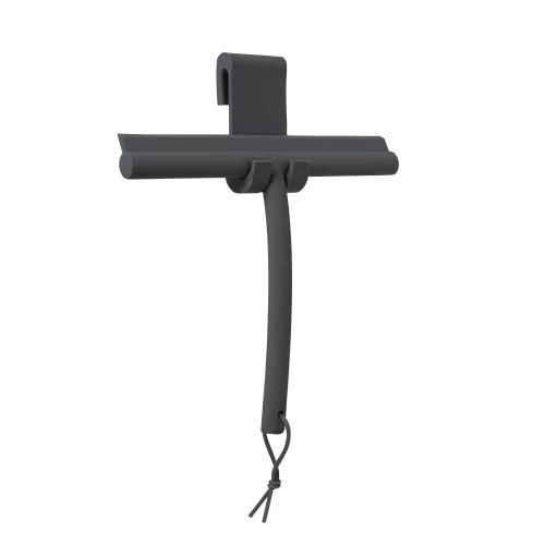 BLOMUS VIPO 68982 antracit zuhanyüvegre akasztható vízlehúzó squeegee