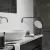 BLOMUS MODO 69084 fekete fali törölközőtartó