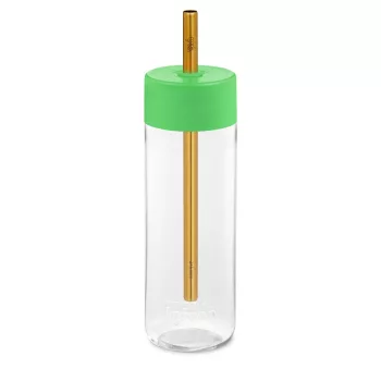 FRANK GREEN ORIGINAL BOTTLE B06S08C09-19-19-30 neon green BPA mentes kulacs óriás fém szívószálas k